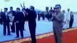 Kim Jong Il Sees Nong Duc Manh Off