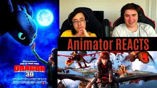 *How to Train Your Dragon* BEST ANIMATION EVER (Movie Commentary) Animator Reacts