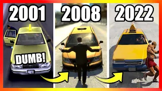 Evolution of TAXI LOGIC in GTA Games (2001-2022)