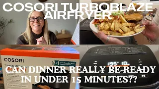 🍔🍟COSORI TURBOBLAZE 6.0L AIRFRYER. COOKS FASTER THAN AN AVERAGE AIRFRYER!. SAVES ENERGY!. 🍟🍔