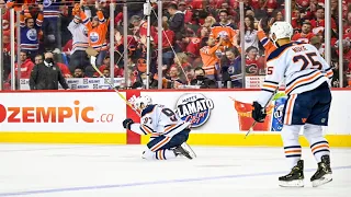 Connor McDavid scores game-winner to eliminate Calgary Flames