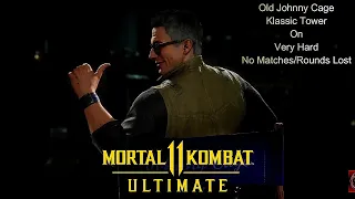 Mortal Kombat 11 Ultimate - Old Johnny Cage Klassic Tower On Very Hard No Matches/Rounds Lost