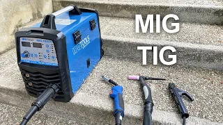 Multi Welder IPOTOOLS MIG-185SYN (Synergic MIG, TIG, MMA) | Unboxing and Test