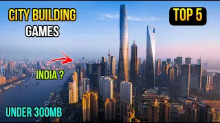 Top 5 City - Building games for Android | Games like Cities Skylines [Under 300 MB]