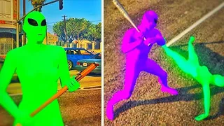 Green Gang vs Purple Gang (part 2)