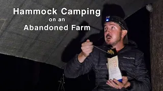 Hammock Camping on an Abandoned Mountain Farm - Quehanna Trail Ultralight Backpacking
