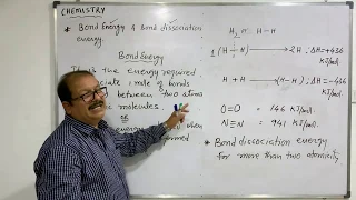 Chemical Bonding | Bond Energy and Bond Dissociation Energy | AKSC | Chemistry | 11 & 12 | NEET, JEE