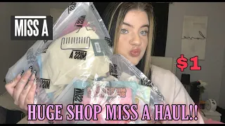 HUGE SHOP MISS A HAUL | makeup, jewelry, accessories, & more!