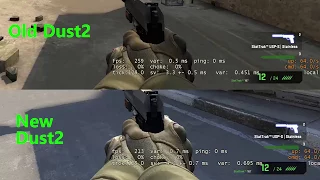 CSGO | New Dust2 VS old Dust2 FPS comparison