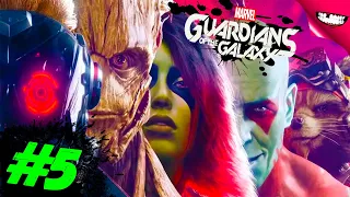 [Ps5] Спасаем Грута~Первый Босс~Прохождение Guardians of the Galaxy #5