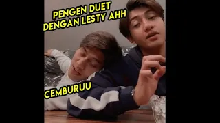 Live INSTAGRAM, harrisvriza pengen duet dengan lesty. Rizky billar cemburu