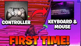 CONTROLLER PLAYER TRIES KEYBOARD AND MOUSE FOR THE FIRST TIME (IM A BOT)