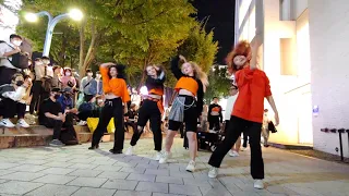 MONDAY. BLACK MIST. DYNAMIC CAPTIVATING PERFORMANCE. HONGDAE STREET.