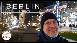 [4K] City Weihnachtsmarkt an der Gedächtniskirche und weihnachtlicher Kurfürstendamm