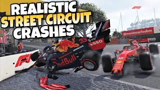 F1 REALISTIC STREET CIRCUIT CRASHES 2014-2022 #3