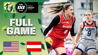 USA v Austria | Women | Full Game | Crelan FIBA 3x3 World Cup 2022