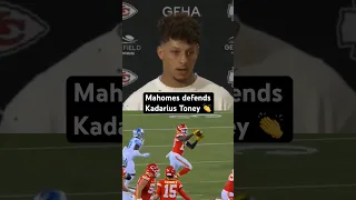 Patrick Mahomes showed support to Kadarius Toney after his drops vs. Detroit