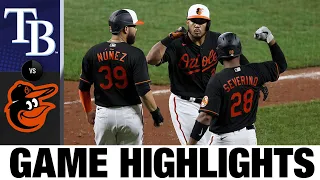 Anthony Santander powers O's to 6-3 win | Rays-Orioles Game Highlights 7/31/20