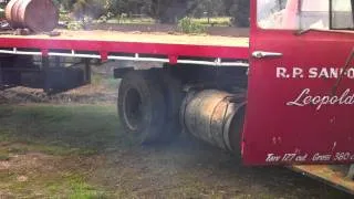 Old International truck perkins diesel