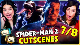 SPIDER-MAN 2 CUTSCENES (Part 7/8) REACTION | Gamers Little Playground | Marvel