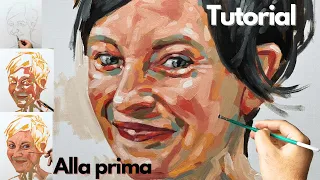 Alla Prima | portrait Painting in Oils from General to Specific