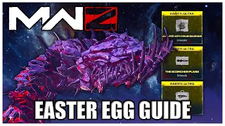 ROTER ÄTHERWURM BOSSKAMPF EASTER EGG GUIDE DEUTSCH! | MW3 Zombies Legendäre Baupläne bekommen!