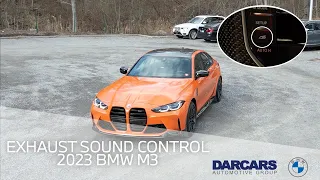 How to Control Exhaust Sound in the 2023 M3 Competition