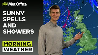 12/02/24 – Chilly start. Sunnier day with showers – Morning Weather Forecast UK – Met Office Weather