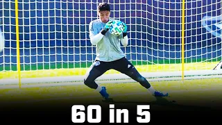 Close Range Reaction Saves + Recovery Mov. | Co. Rapids Gk Training Part III | 60 in 5