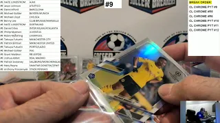 2020-21 Topps Chrome UEFA Champions League Soccer 4 Hobby Box PYT Break #9 (SOCCER BREAKERS FC)