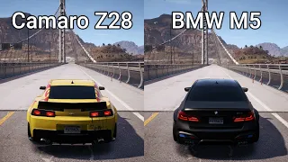 NFS Payback - Chevrolet Camaro Z28 vs BMW M5 - Drag Race