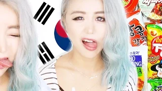 Australian Girl Tries Korean Snacks + Vegemite Chocolate ♥ Taste Test ♥ Chinese Australian ♥ Wengie