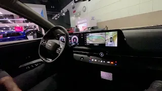Nissan booth at the 2022 LA Auto Show.