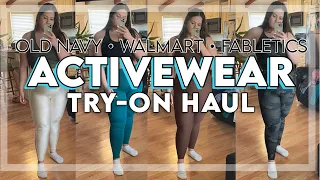 PLUS SIZE ACTIVEWEAR TRY-ON HAUL || FABLETICS, WALMART, & OLD NAVY ACTIVEWEAR