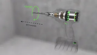 Festool TPC 18 hammer mechanism