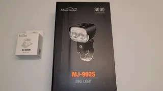 New Magicshine MJ-902S 3000 Lumes  ALL-AROUND BIKE HELMET LIGHT Ultra HD Video