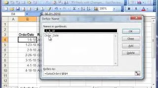 Create dynamic named ranges in Microsoft Excel