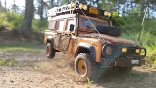 D1RC Camel Trophy D110 Defender Forest Ride ASMR