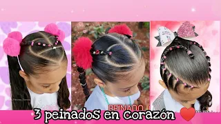 3 IDEAS DE PEINADO EN CORAZÓN PARA SAN VALENTÍN 🏹💘