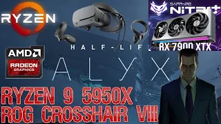 Half-Life: Alyx VR on Oculus Rift S | RX 7900 XTX NITRO+ | Ryzen 9 5950X