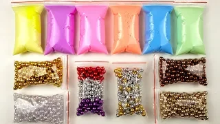 Making Mega Crunchy Slime With Funny Bags Satisfying Slime Video #21