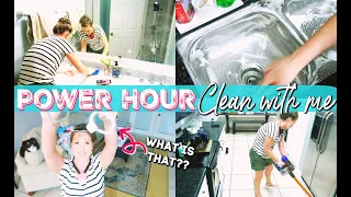 POWER HOUR CLEAN WITH ME 2019 | SPEED CLEANING MOTIVATION SAHM