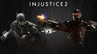 Injustice 2 - Бэтмен против Дедшота - Intros & Clashes (rus)