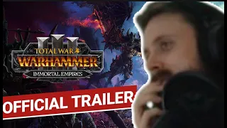 Forsen Reacts to Total War: WARHAMMER III - Immortal Empires Launch Trailer