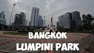 🇹🇭BANGKOK LUMPINI PARK WALKING IN THE AFTERNOON