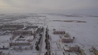 Лисаковск полет над городом