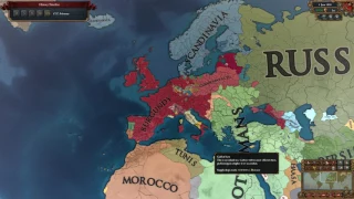 Europa Universalis IV The Burgundian Conquest - Restore the Roman Empire 1444-1818 Timelapse