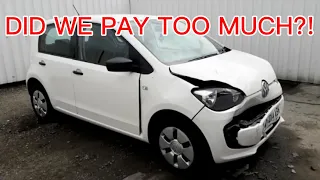 Damaged Salvage Repairable VW Up - Full Repair Process (Part 1)