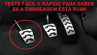 Embreagem ruim? Faça um teste fácil e rápido!