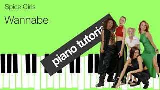 Piano Tutorial Spice Girls - Wanna be by iCreative